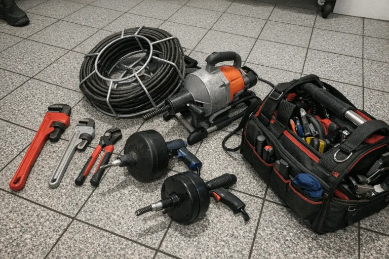 Saubere Werkzeuge liegen bereit für den nächsten Sanitäreinsatz